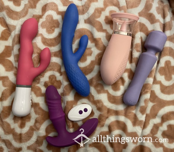 SALE!! 🧸 Used S** Toys! Wand, Rabbit, Clit Licker, Thrusting Toy, Lovense Nora 🤤 Vacuum Sealed  🧸