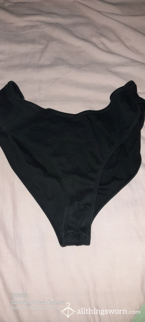 Big Black Well Worn Knickers Panties, Beautifully Marked 🥰💖