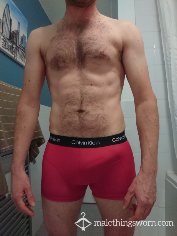 Naughty Red Calvins. Let Me Know How You Want Them Gents 😝