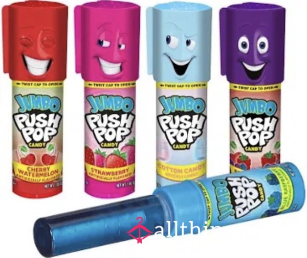 $10 Jumbo Push Pop Fetish Candy