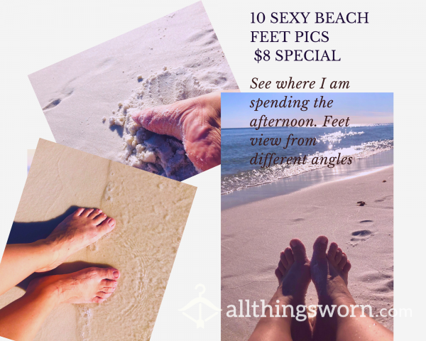 10 S**Y BEACH FEET PICS