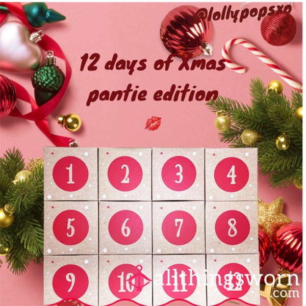 💋12 DAYS OF CHRISTMAS PANTY EDITION 💋