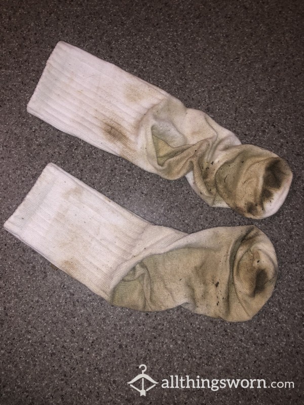 14 DAYS WEAR | White School Girl Socks | You Will Dry Reach 🤢