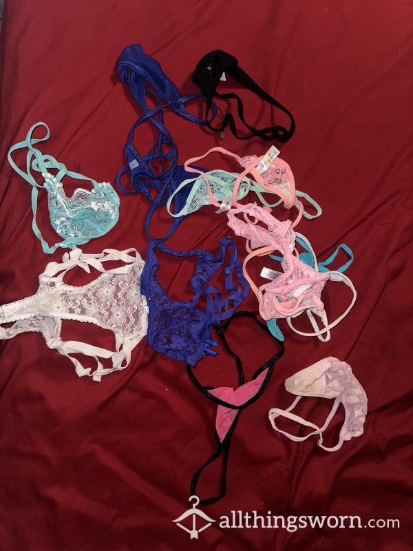 13 Different G String Thongs 😈