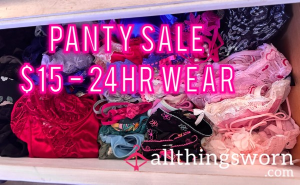 🎀 $15 Panty Sale 🎀 50% Off!