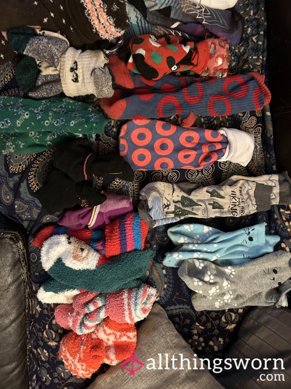 $15 Socks! So Many To Choose From! Have Lots More!!!