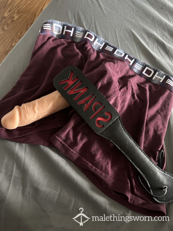 $16-SPANK Leather Paddle