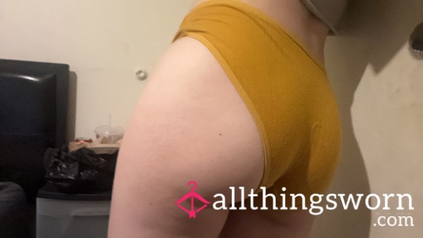 18 Y/o’s Yellow Panties