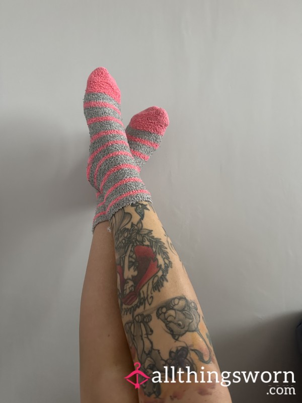 2 Day Worn Fluffy Socks