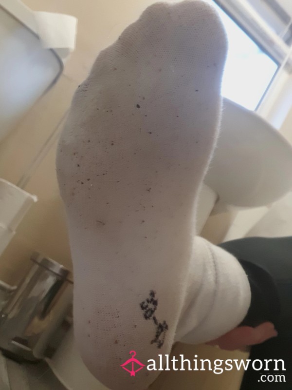 Worn/Used (was) White Socks