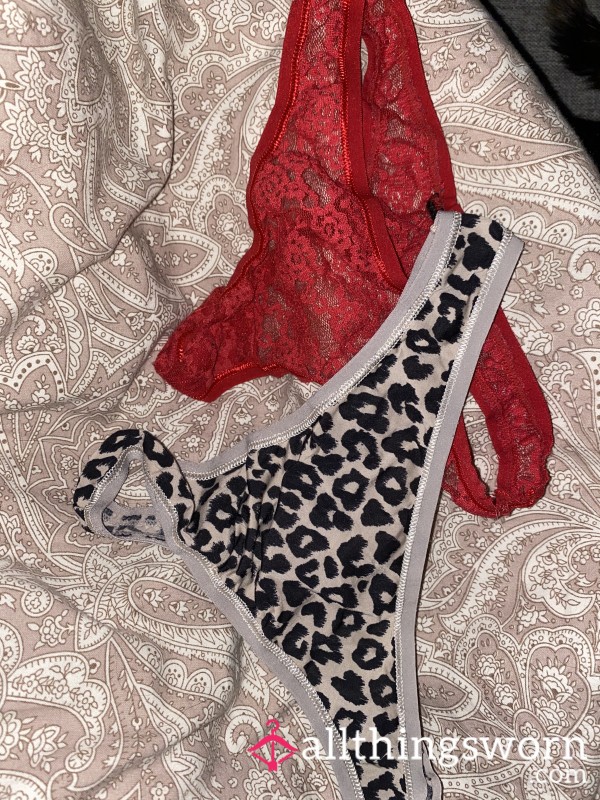 2 Pair Of Used Thongs