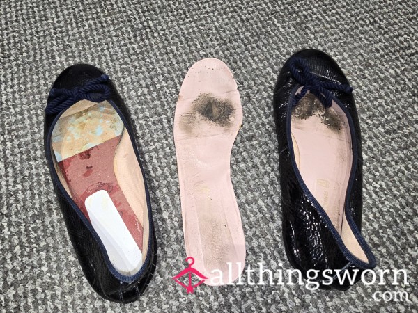 SOLD 2 Pairs Of Ballerina Flats