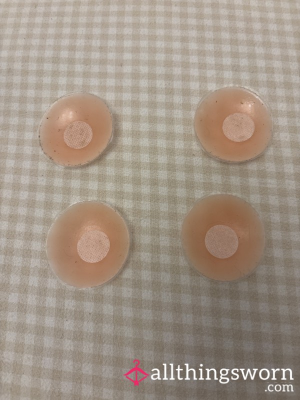 2 Pairs Of Really Used Nipple Covers