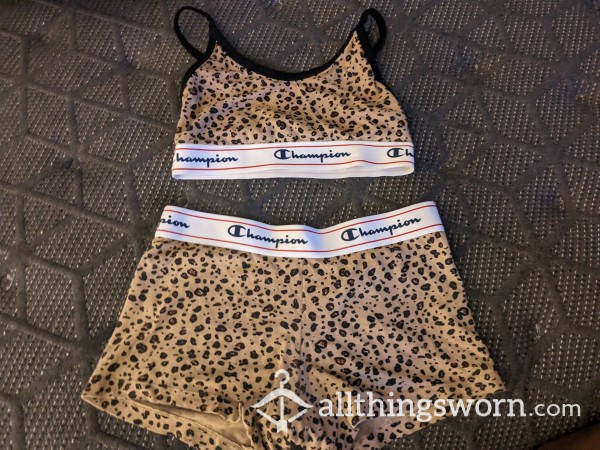 2 Piece Cheetah Set