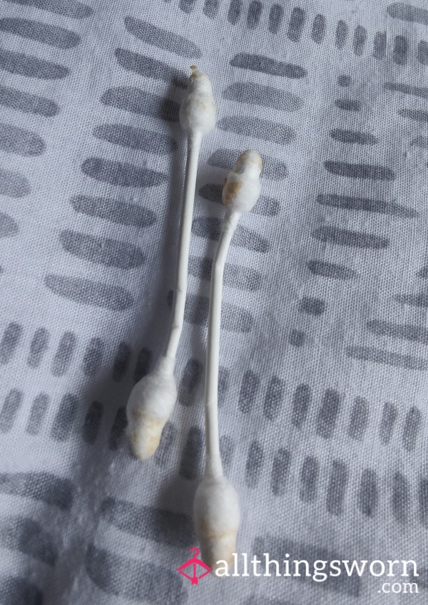 2 Used Cotton Buds 6th February