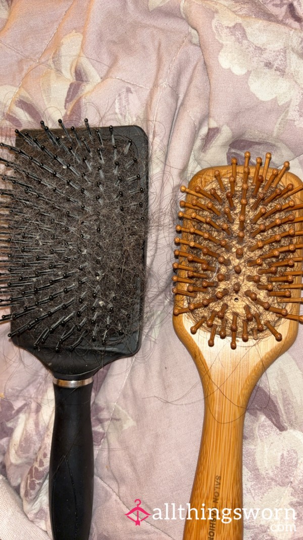 2 Used Hairbrushes