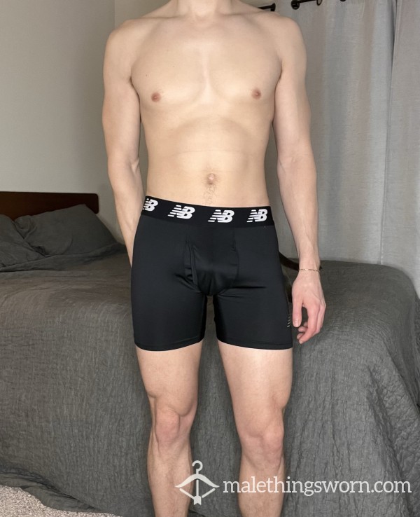 1 WEEK Worn NEW BALANCE Underwear Sweaty WITH C*m Jock Twink (BLACK)