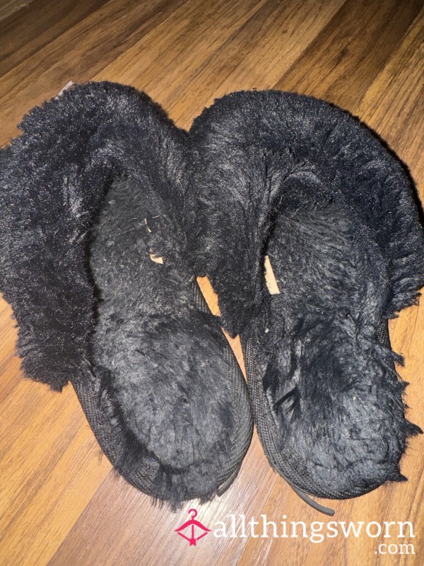 2 Year Old Black Faux Fur Slips