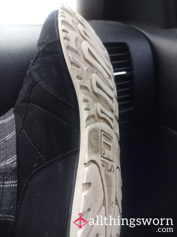 2 Yr Old Well Worn Fila Shoes