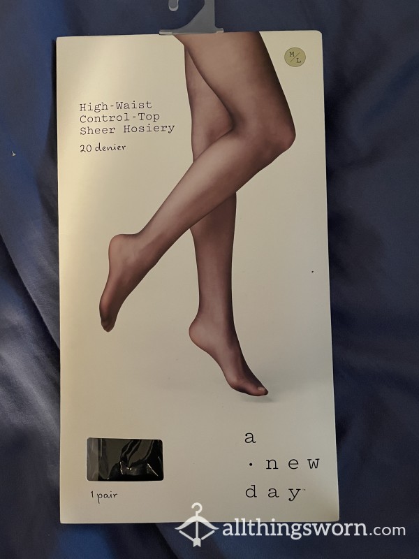 20 Denier Black Pantyhose