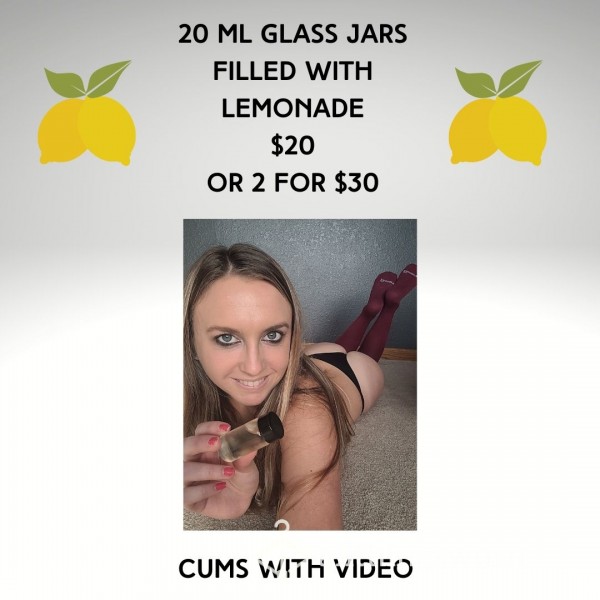 20 Ml Gla** Jar Of Lemonade