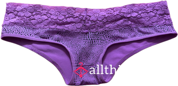 2008 Purple Lace Trim Panties