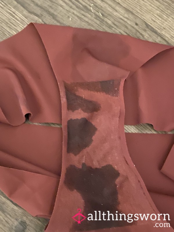 24 Hour Worn Pregnant Vaginal Juices Soaked Panties