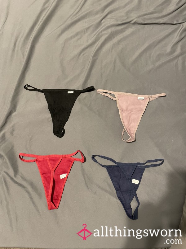 24+Hour Worn Pregnant Thong Multi Colors