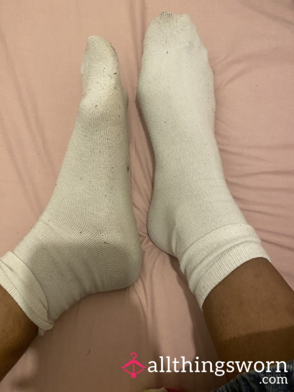 24hr Wear White Socks