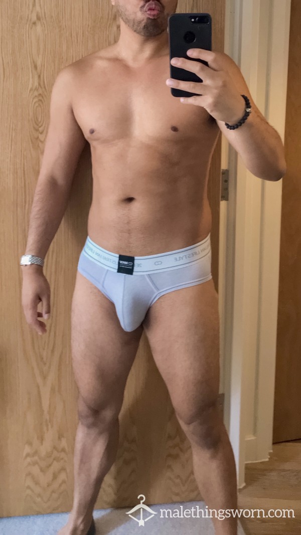 2eros Used Grey Briefs (M)