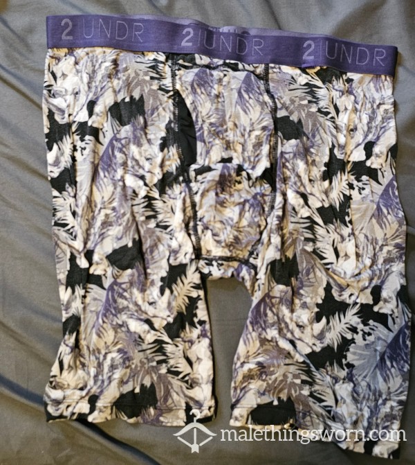 2undr Long Leg Boxer Brief - Flower Camo - Large