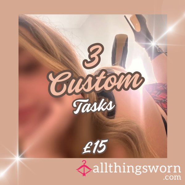 ✿ 3 CUSTOM TASKS DESIGNED ESPECIALLY FOR YOU 😈