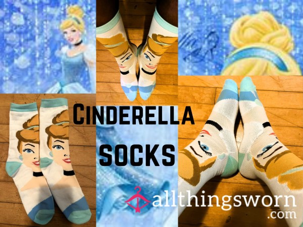 3 Day Wear Cinderella Socks Mens Size 9-13