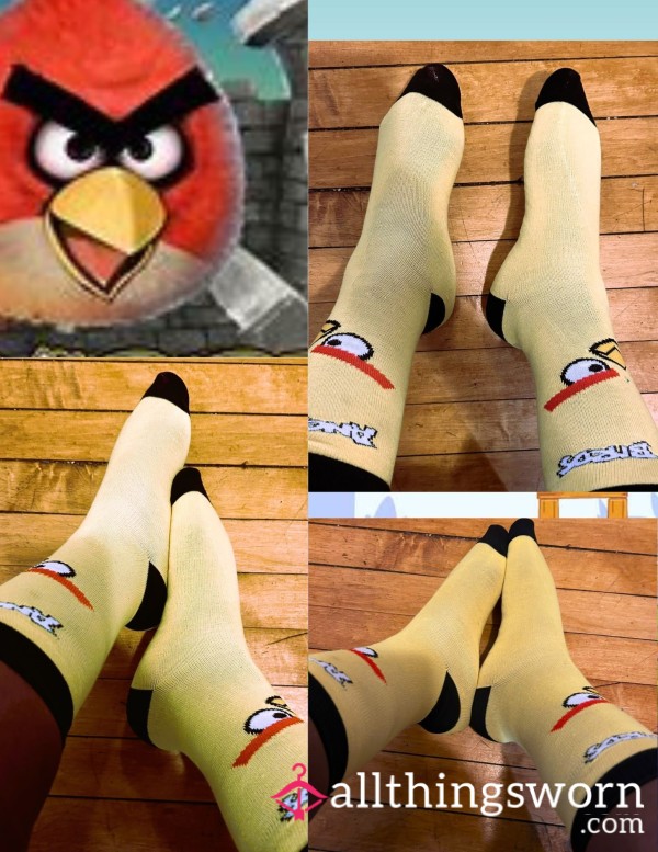 3 Day Wear Mens Large Angry Birds Socks