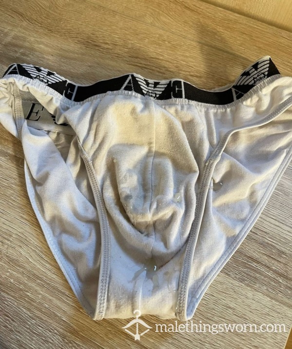 3 Day Wear White Armani Brief