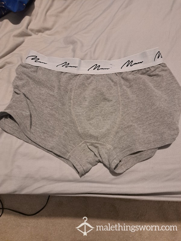 Medium Grey Boohooman Boxer Briefs