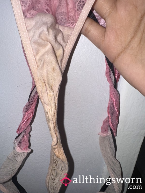 3 DAY WORN PLAYED IN ANN SUMMERS THONG