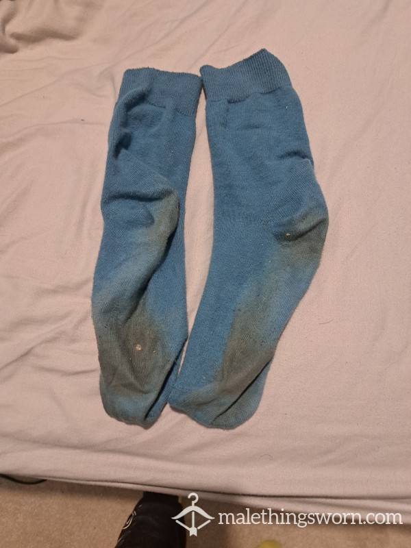 Smelly Blue Socks