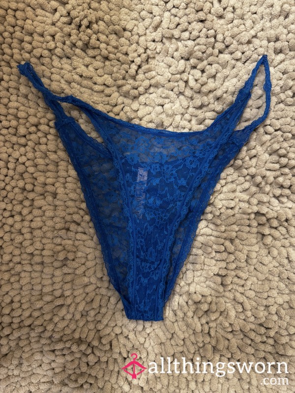 3 Days Worn VS Tanga Style Lace Panty