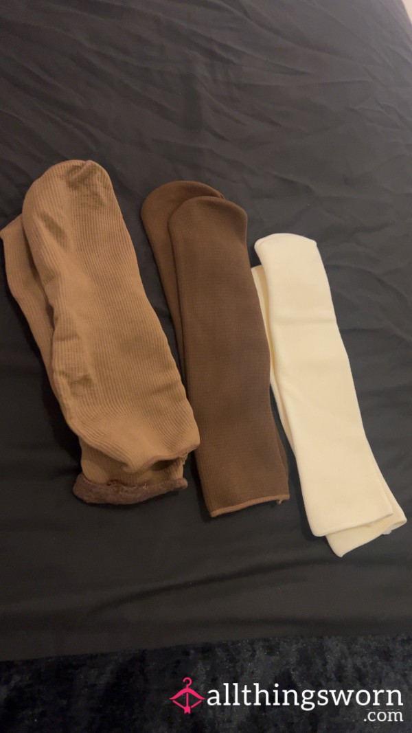 3 Pairs Of Sweaty Thermal Fleecy Socks