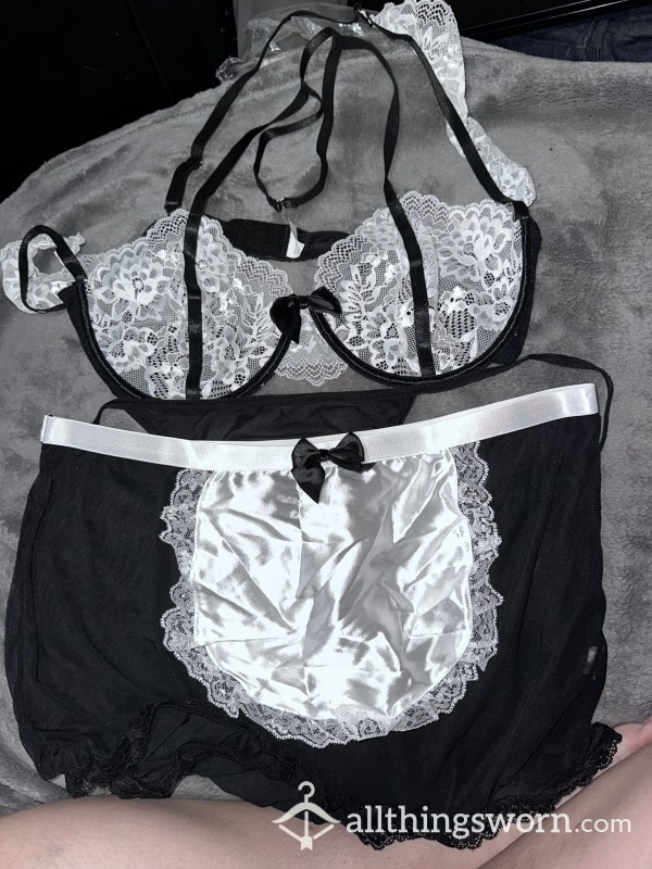 3 Piece S**y Maid Lingerie