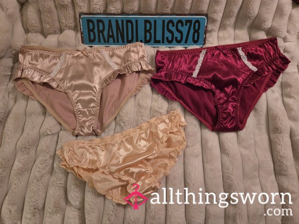 🗨3- SATIN FULLBACK PANTY BUNDLE🗨