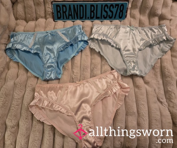 😻3- SATIN FULLBACK PANTY BUNDLE😻