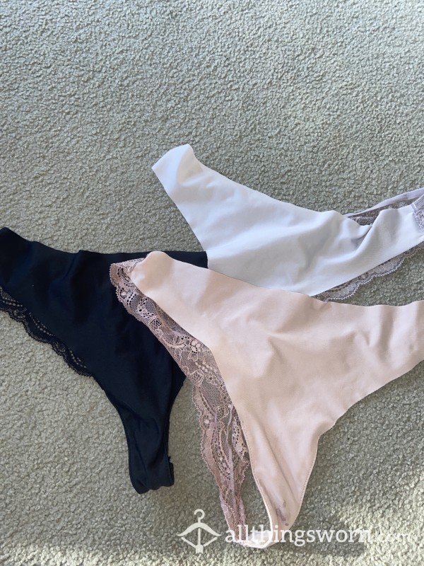 3 Set Lacey Back Panties