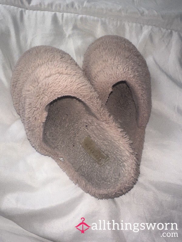 3 Year Old Well-Worn Designer Slippers