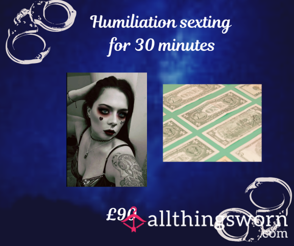 30 Minute Humiliation S**ting Session