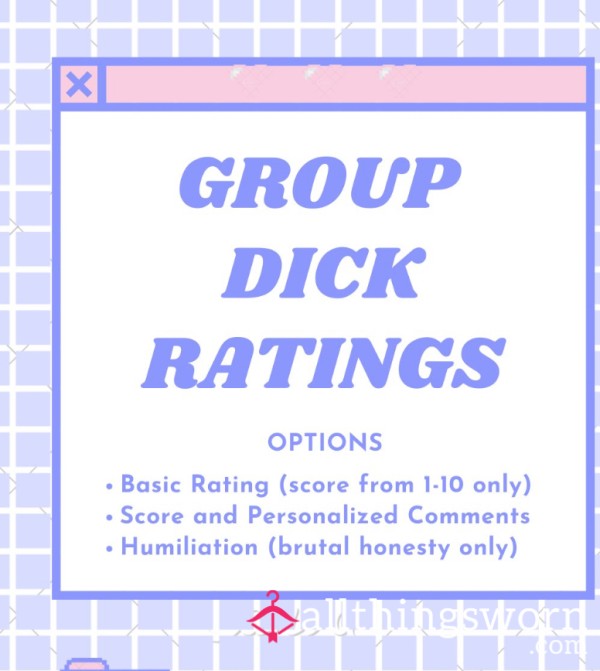 300+ Group D*ck Rate 🍆