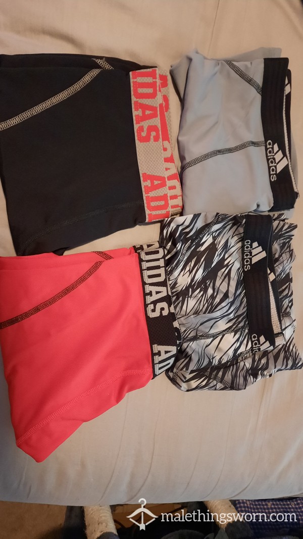 4 Adidas Compression Trunks