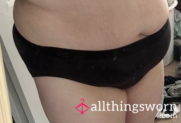 4 Day Worn Black Panties