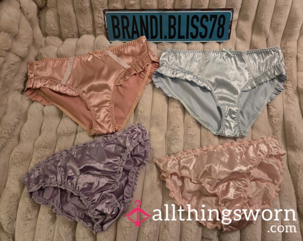 👄4- SATIN FULLBACK PANTY BUNDLE👄